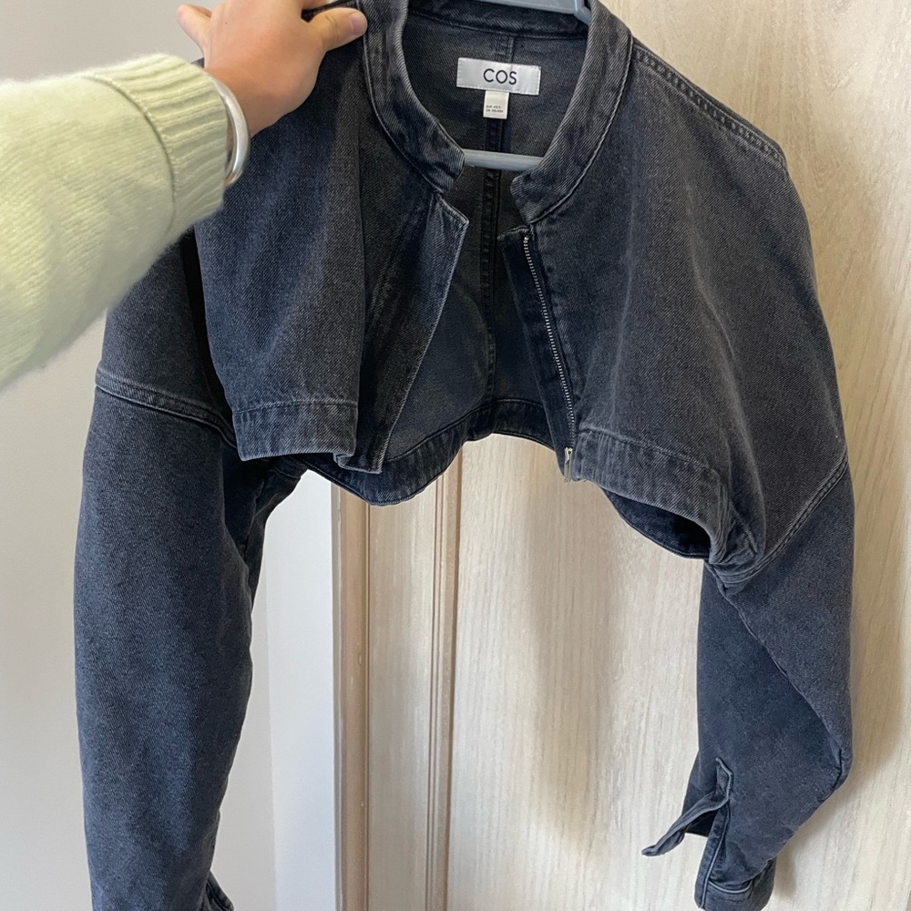 COS Charcoal Denim Jacket